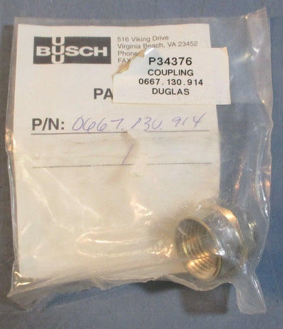 Busch 0667.130.914 Coupling P34376 20mm x 15mm Bore 23mm L New