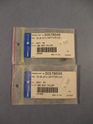 Lot of 2 Tyco/Graphic Controls 82-95-2012-05A*P105M/0301 30578598