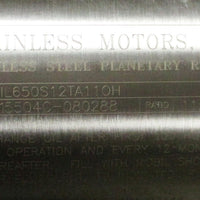 Stainless Motors PD2C10N04B1TG 3 Ph 1.5 HP w/ IL650S12TA110H Reducer 11:1 Ratio