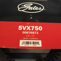 Gates 5VX750 Industrial VXWedge Accessory Drive Belt  5/8" X 75" 00676873