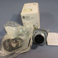 Allen Bradley Black Flush Head Push Button 1 NO Series T 800TA2D1