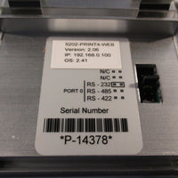 PROSOFT ETHERNET GATEWAY  PRINT AND APPLY CONTROLLER 5202PRINT4WEB