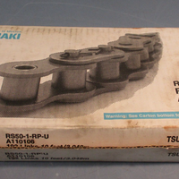Tsubaki RS50-1-RP-U Roller Chain 10 FT 192 Links A110106, Single Strand