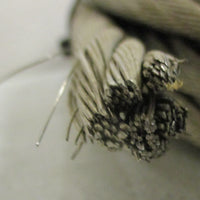 Indusco 6x25 Stainless Steel IWRC Wire Rope 1/2" (T-316) 100' Long