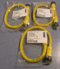Molex 1300100863 Brad Connectivity Cordset 114030K12M005 0.5M Lot of 3