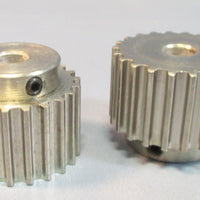 Lot 2 Dillin Engineering 038375 No Flange Timing Pulley 5mm Pitch 22 Teeth NWOB