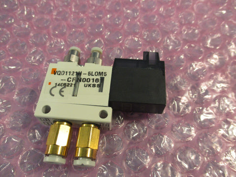 SMC VQD1121U-5LO-M5 Solenoid Valve 24VDC, 4-Port, Single Unit