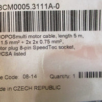 ACOPOS 8BCM0005.3111A0 Multi Motor Cable 5m Long 8Pin SpeedTec Socket