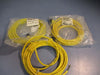 LOT OF (3) BALLUFF 15' 3-PIN CORDSET C21BE300VY150F