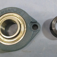 (Lot of 2) Ambaflex 2 Bolt Flange Block Bearing 13/16" Bore SA206