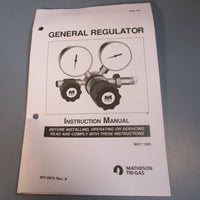 Matheson 3430A Series Tri Gas General Line Regulator SS 125 PSIG SEQ3432ANV