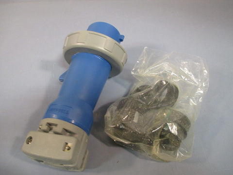 Hubbell IEC Pin And Sleeve Plug / 3P 4W 30A 250V HBL430P9W 430P9W