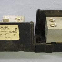 (Lot of 2) Ferraz Shawmut 67530 Power Distribution Block 600V CU9AL