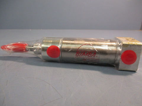 Bimba BR091D Pneumatic Air Cylinder 1" Storke Stainless Steel 11/16" Bore