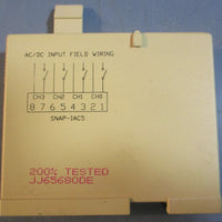 Opto 22 I/O Module SNAPIAC5 4 Channel AC Input 90140VAC 5VDC Logic (Lot of 3)