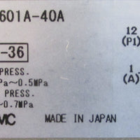 SMC VNB601A40A Process Valve VNBFOO Bronze 11/2" Port Size 0.5MPa