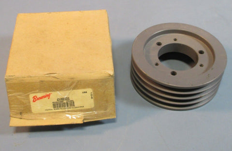 Browning 43V500SDS 4 Groove 5" Diameter 2-1/8" Bore Sheave / Pulley NOS