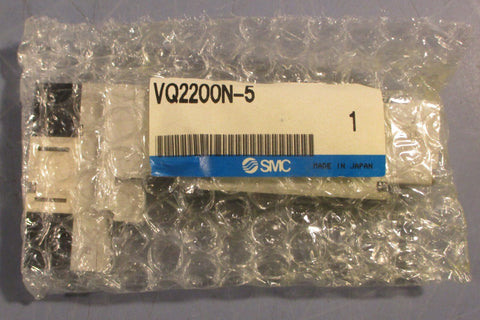 SMC VQ2200N-5 Pneumatic 5 Port Solenoid Valve 0.1-0.7 Mpa Sealed