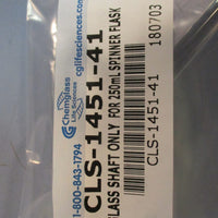 Chemglass CLS145103 Internal Stirring Assy for 250mL BioProcess SpinnerFlask