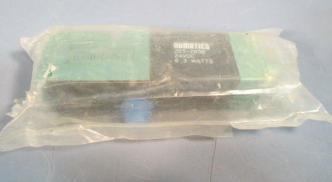 NUMATICS SOLENOID VALVE COIL 24VDC 6.3 WATT 225-285B