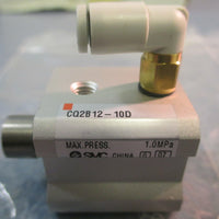 SMC Double Acting Compact Cylinder CQ2B1210D Lot of Two