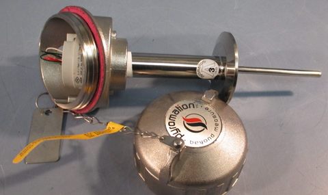 Pyromation R5T285L483-03(1/2)-CIP-2-5-9,I,T-442-385U-S(0-212)F RTD Temp Sensor