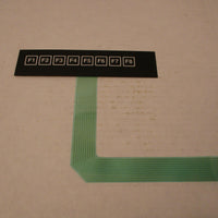 HISPEED Strip Panel Soft Keypad 8 Keys 5C-01T-0007 F1-F8 NEW