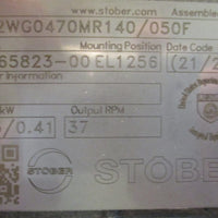 Stober K102WG0470MR140/050F Right Angle Helical Bevel Gear Reducer 1" Bore