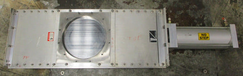 Salina Vortex DAC60AFM Pneumatic Cylinder M600x12-1/2M w/ Gate Valve 12"