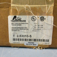 Acme T-2-53010-S Dry Type Distribution Transformer 1.00 KVA 60Hz 1 Phase 240/480