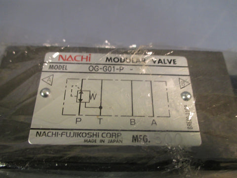 Nachi Modular Pressure Reducing Valve OGG01P1E21