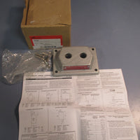 COOPERCrouseHinds Two Device Control Station Cover DS442