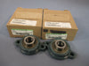 Lot of (2) Dodge 056819 3/4" Bore 2 Bolt Flange Block Bearing LFT-SC-012-NL