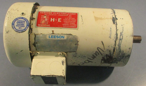 Leeson 121035.00 Electric Motor C145T17FC35C 1740RPM 3PH 7/8" Shaft Dia