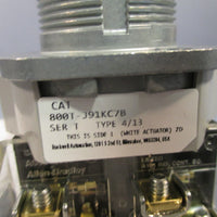 Allen Bradley Selector Switch Ser. T 800TJ91KC7B