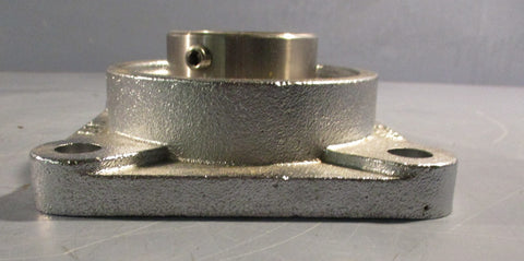 Ami MUCF21032NP Square Flanged 4 bolt Bearing 2" Bore Nickel Plated Cast Iron