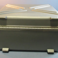 Hard Plastic 25x24x15" Storage/Shipping Case Broken Lock Latch / No Foam