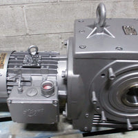 Nord SK 42125AZBD-100LP/4 CUS Helical-Worm Gearmotor 337.46:1 3HP 2-3/4" Bore