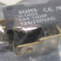 (Lot of 8) Grainger Approved 5JDZ9 Mini Snap Action Switch 10A 1/2HP 125/250VAC