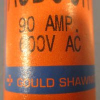 Gould Shawmut A6D90R Time Delay Fuse 90A 600V AC Dual Element