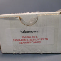 TRIMAC MFG SEAMING CHUCK 204 DIA. 60L C95022084(.003) L/H SS TN