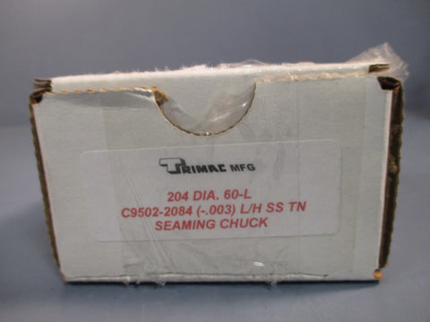 TRIMAC MFG SEAMING CHUCK 204 DIA. 60L C95022084(.003) L/H SS TN
