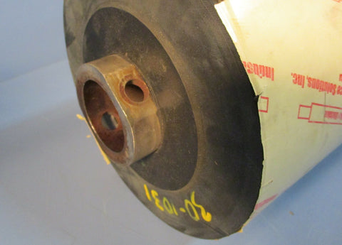 Industrial Resource Solutions Smooth Rubber Conveyor Roller 125/8" Lg 71/8" OD