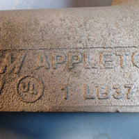Appleton LB37 Bottom L Ported 1" Conduit Body FM7 NWOB