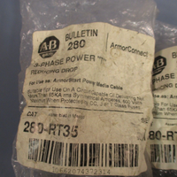 LOT OF 3 ALLEN-BRADLEY 3PHASE POWER T CONNECTOR (REDUCING DROP)  SER A 280-RT35