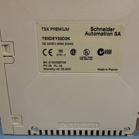 Schneider PREMIUM Sink Connector Module: TSX DEY 32D2K, 32I, 24VDC