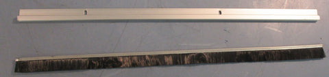 Retsun Door Sweep 18" Length 13/8" Width Aluminum Black Brush