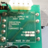 Industrial Dynamics Galvo Power Supply CD Assembly 39539