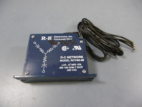 RK Electronics RCY6G30 RC Network Filter Voltage 600V Vac 7 Watt