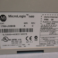 AllenBradley 1766L32BXB /Ser A FRN 05 Micrologix 1400 Rev C Controller Module